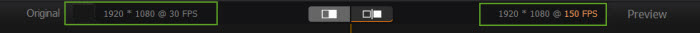 frame rate