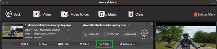 How to rotate Videos