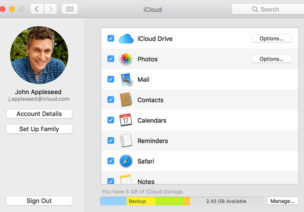 how to access iCloud photos on Mac