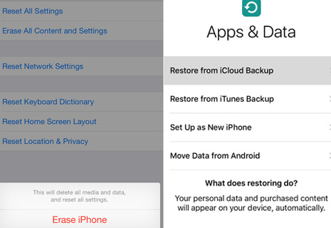 how to restore and download iCloud backup