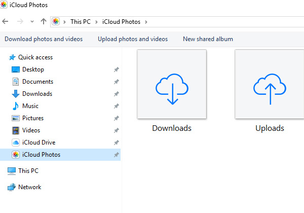 access iCloud photos on PC