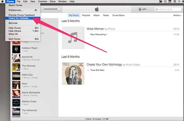 update itunes to latest version