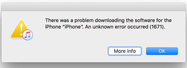 iTunes error 1671