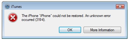 itunes error 9
