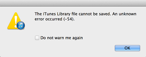 how to fix error 54 itunes