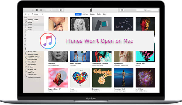iTunes won't open mac