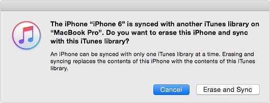 sync iphone with a new computer without data loss