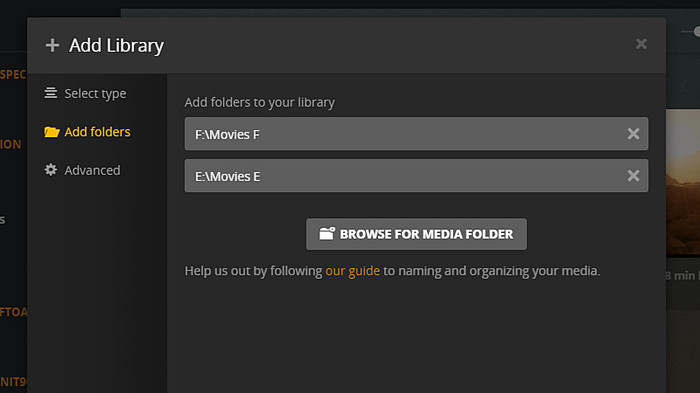 transfer ripped DVD video to Plex