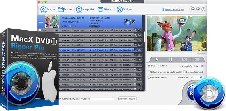 Ripper DVD pour Mac