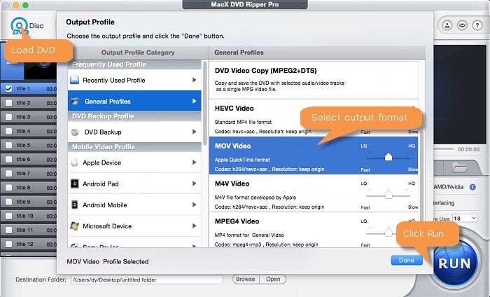 Convert DVD for Mac