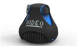 Panoramic 360 video recorder camera