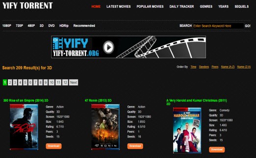 yify torrents direct download