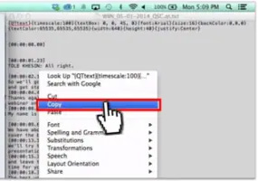 Embed captions to video in QuickTime