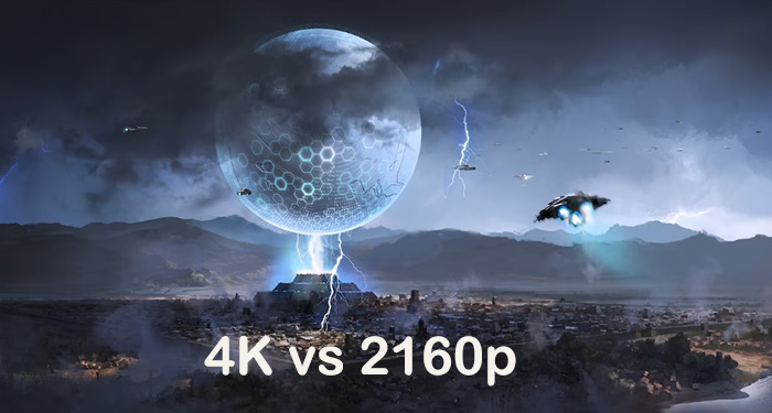 4K vs 2160p