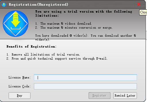 Download allavsoft vob to mp4 converter on Mac