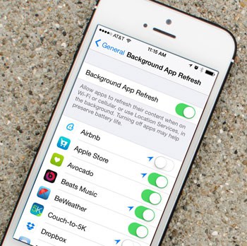 close background apps