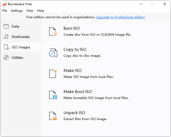 create DVD ISO image Windows free