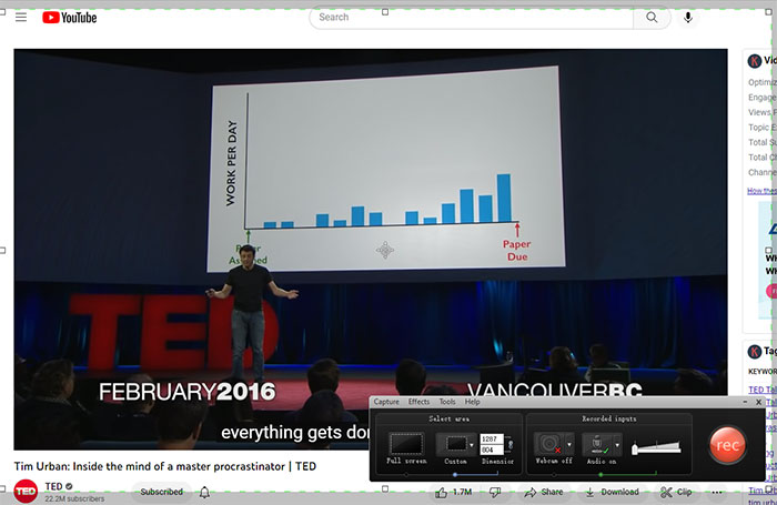 Capture YouTube Video on Mac with Camtasia