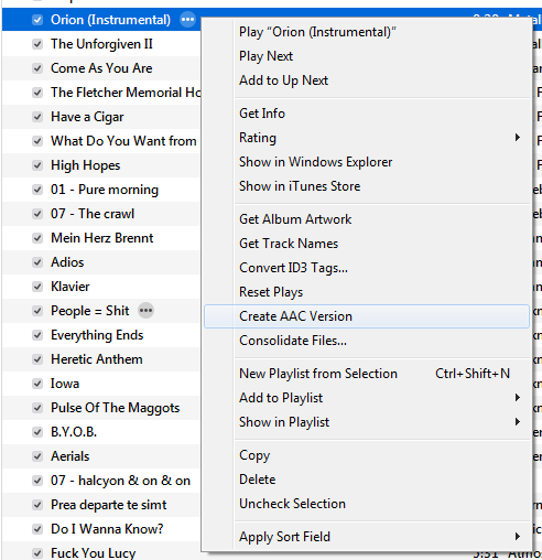 Change File Extension with iTunes
