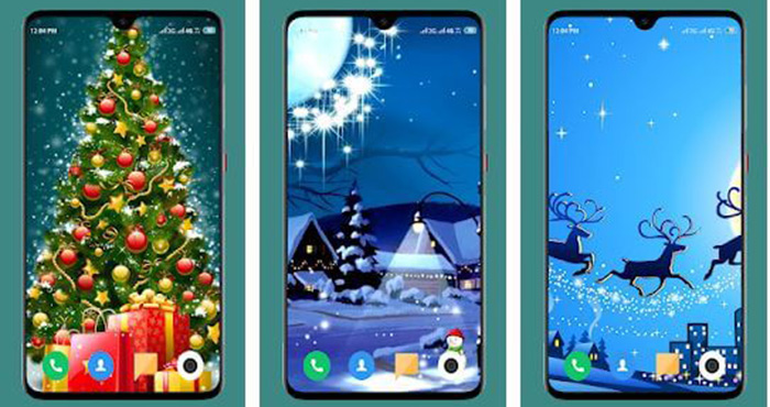 Android christmas wallpaper free download
