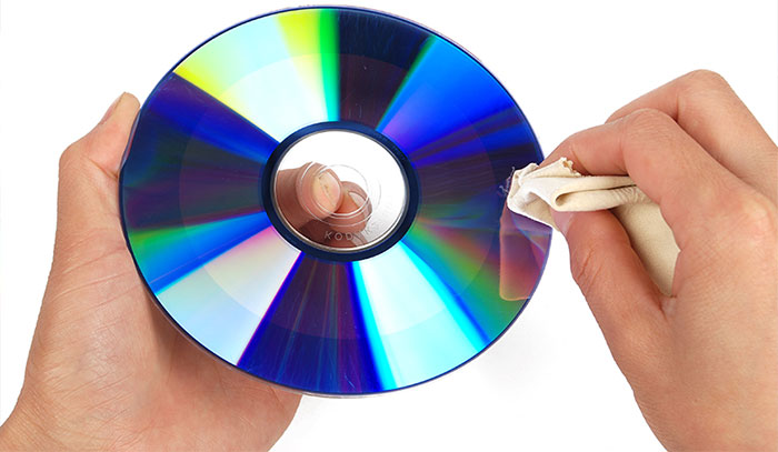 Clean DVD disc