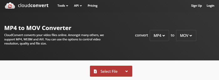MP4 to MOV Online