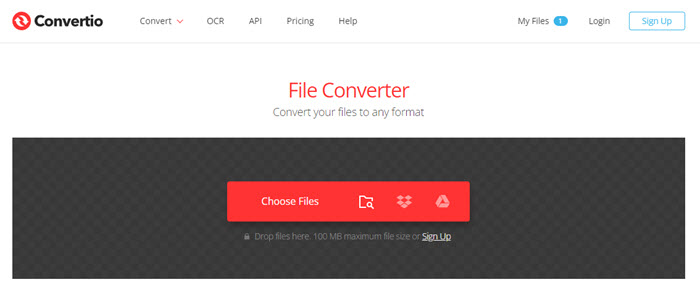 Convert MPG to MP4 on Mac online