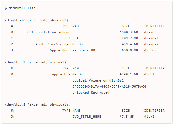create DVD to ISO image with Mac dd command