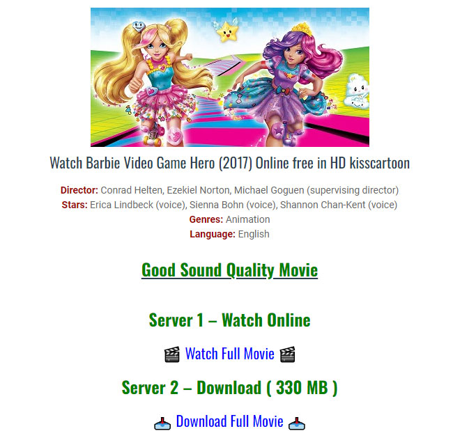 free online watch Disney barbie movies