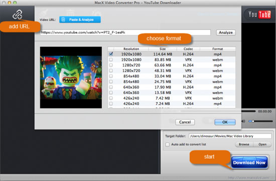 Best free YouTube downloader for Mac - MacX Video Converter Pro