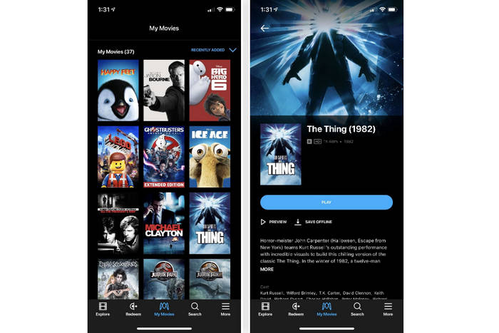 Download movies to iPhone from Movies Anywhere