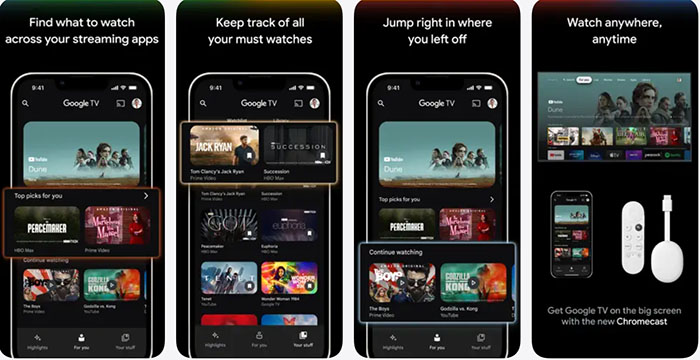 Download movies to iPhone in Google Play Movies & TV app