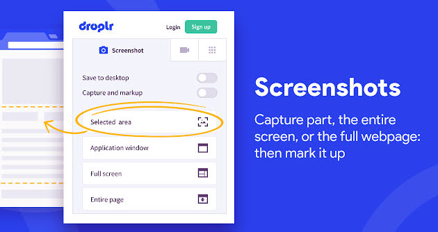 Droplr - video game recorder Chrome extension