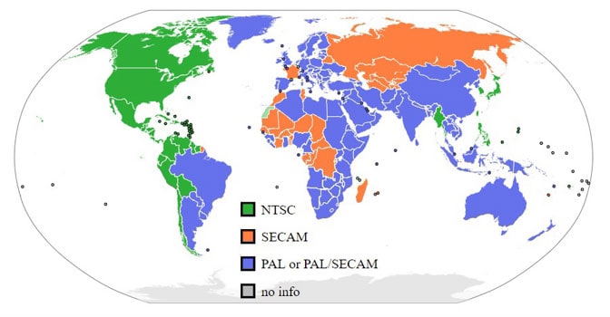 DVD NTSC and PAL Distribution