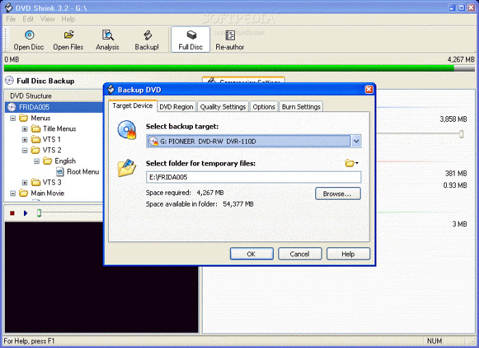 Free DVD Copy Software for Windows - DVD Shrink