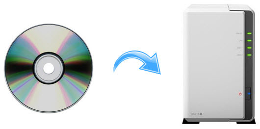 convert DVD to NAS for streaming or backup