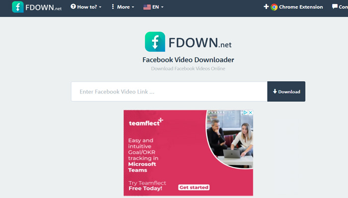 free FaceBook downloader for macOS - FDOWN