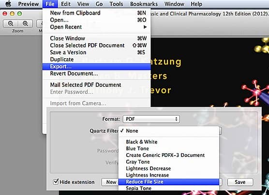 Compress pdf files on Mac without losing quality