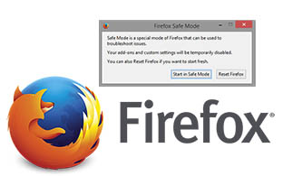 use firefox in Safe Mode