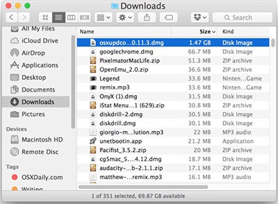 how to free up space on macintosh hd