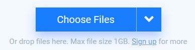Load WMV to freeconvert