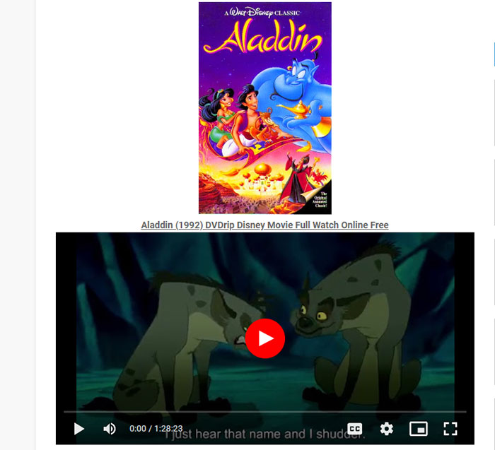 watch Walt Disney movies online