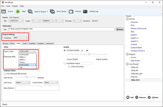 free H.265 encoder