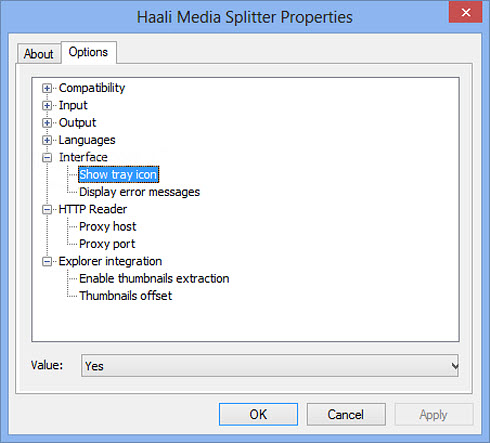 Haali Media Splitter