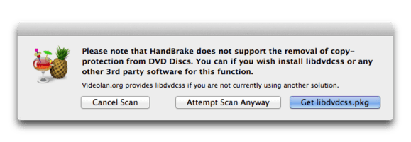 Handbrake rip DVD