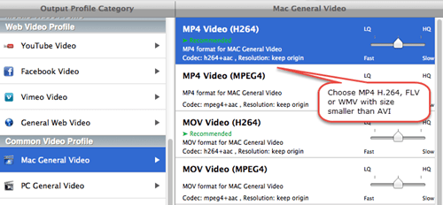 How to convert AVI to MOV on Mac