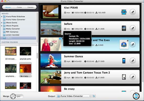 iFunia Video Converter for Mac