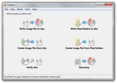 Free DVD copy software - ImgBurn