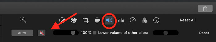 Check iMovie audio settings