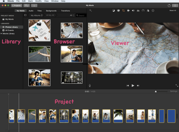 Photo Slideshow Maker for Mac - iMovie
